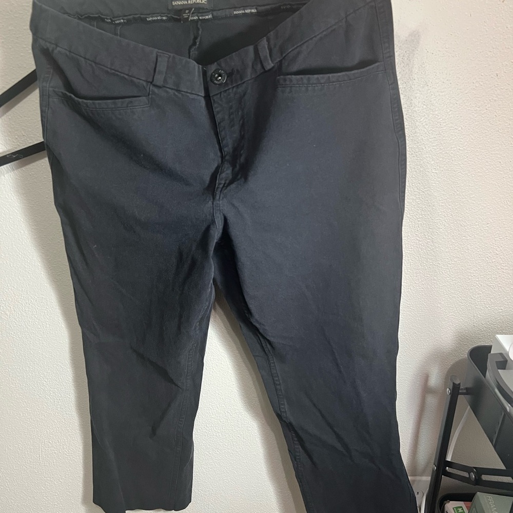 Banana Republic Charcoal Trousers